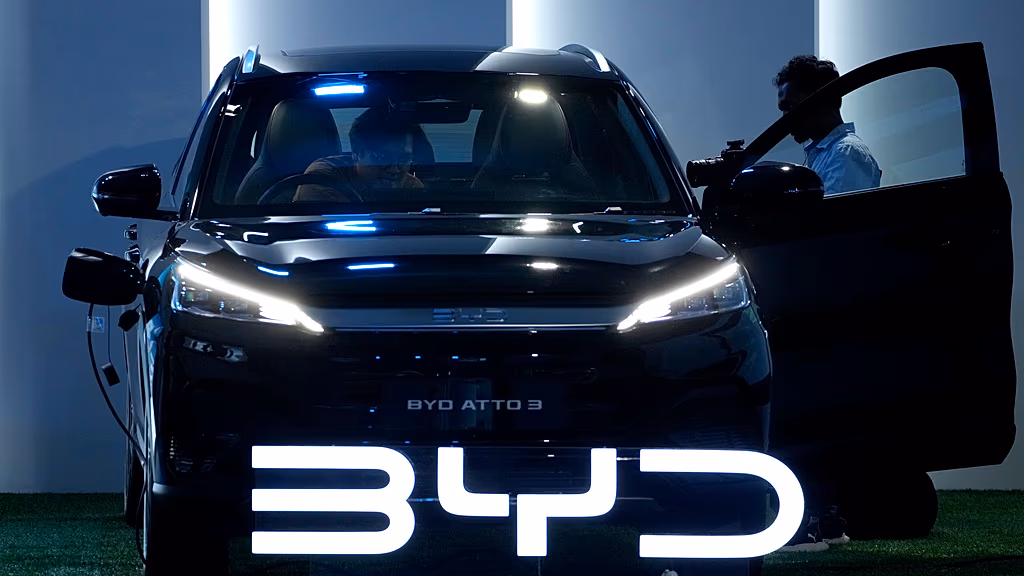 BYD overtakes Tesla